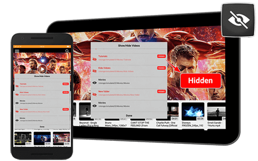 Hide/Show folders | Android | CnX Player