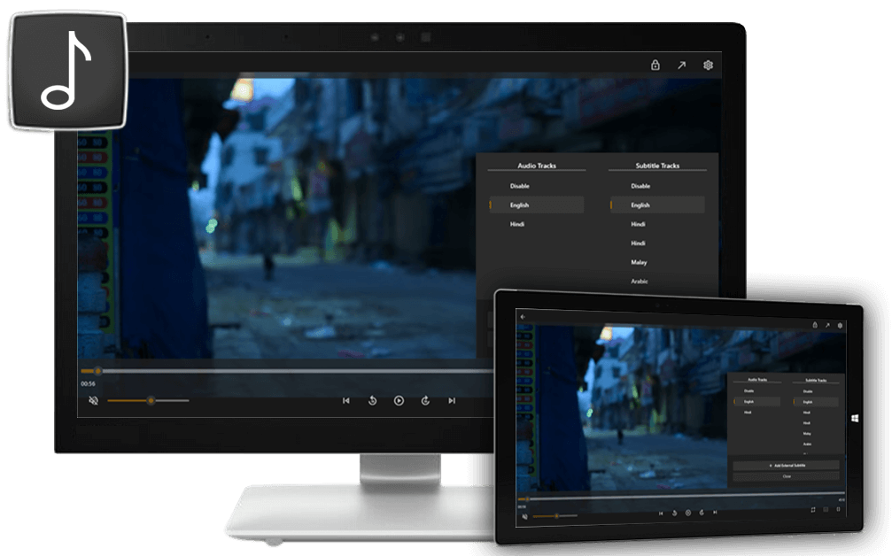 4K Ultra HDR Video Player Windows 10 - AIX Apps